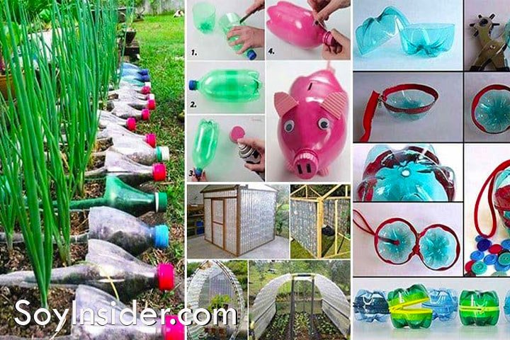 Varios tipos de productos reutilizables
