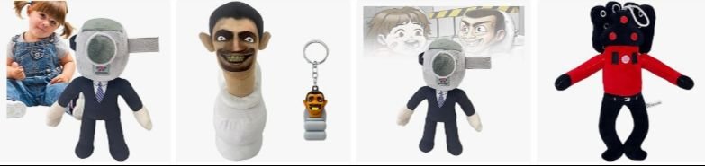 Captura de pantalla de Mejores ofertas de juguete Peluche Skibidi Toilet